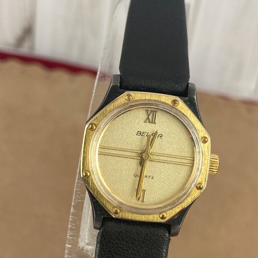 Vintage Belair Watch American Made with Swiss Quartz Movement